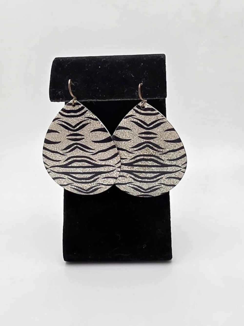 Zebra Print Earrings